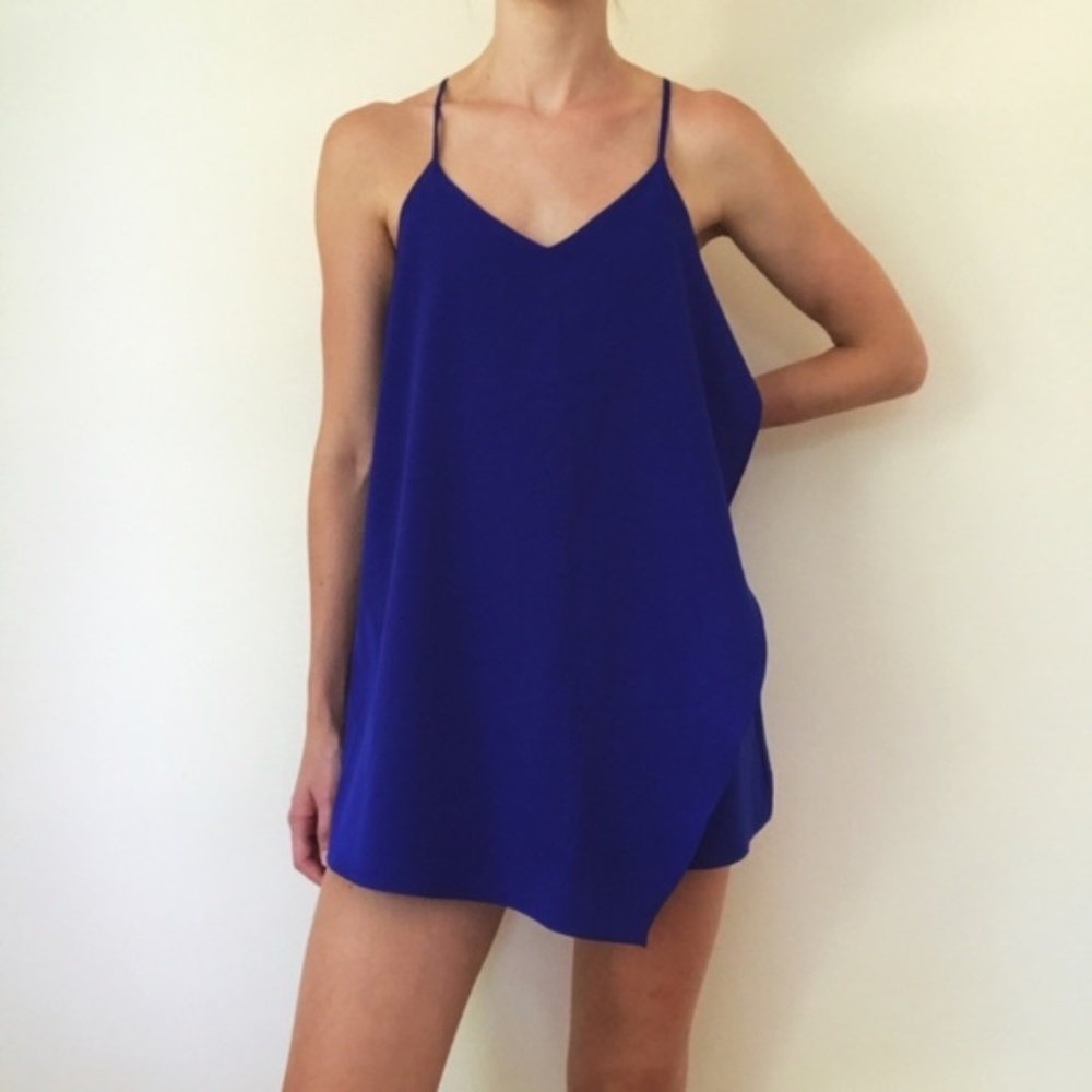 FREE PEOPLE Racerback Silk Dress